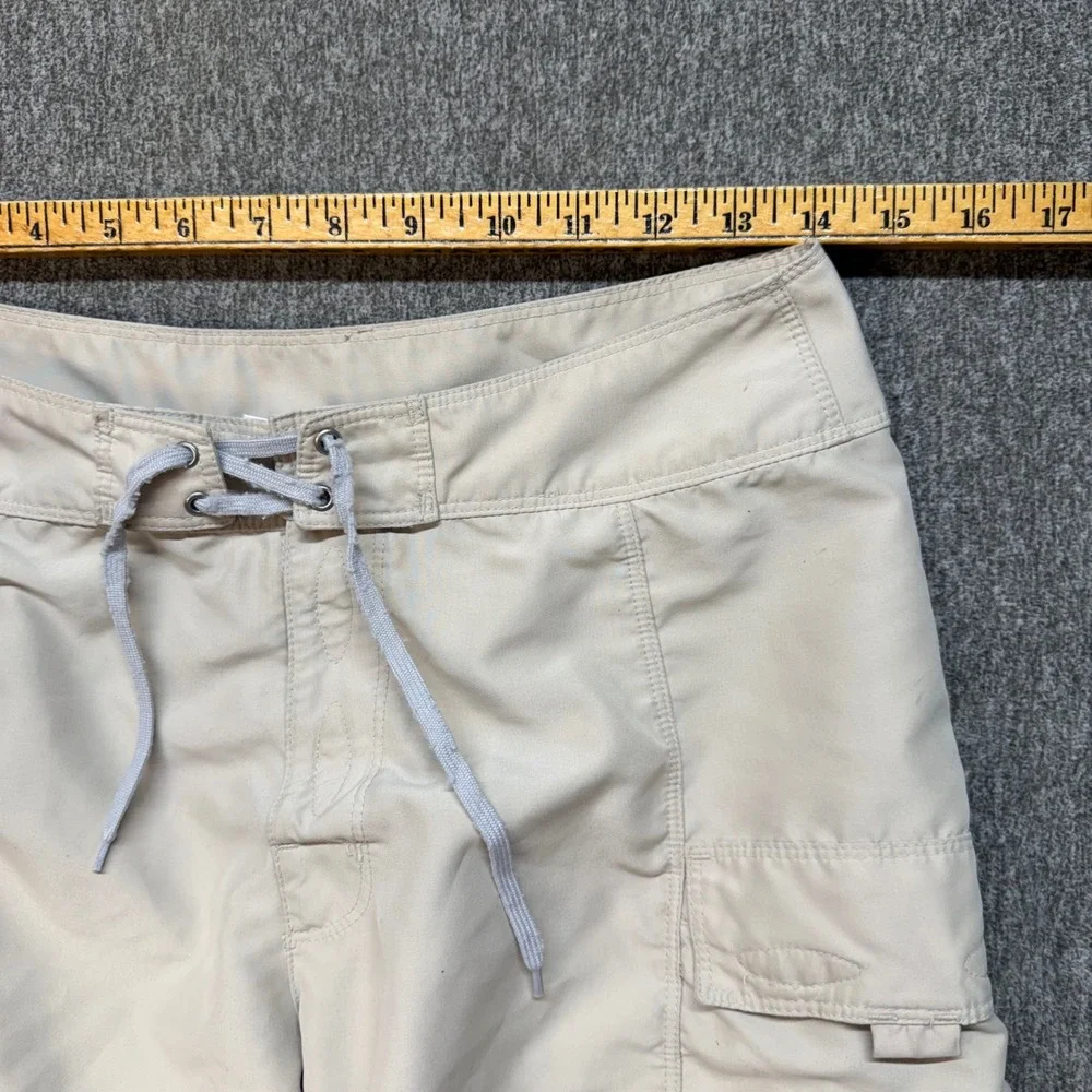 The‎ North Face Mens Tan Beige Board Shorts Cargo Pocket Size 6 32 Waist